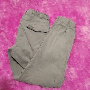 Urban Jogger Pants Women's 30 Cargo Jogger Sage Green Elastic Ankle